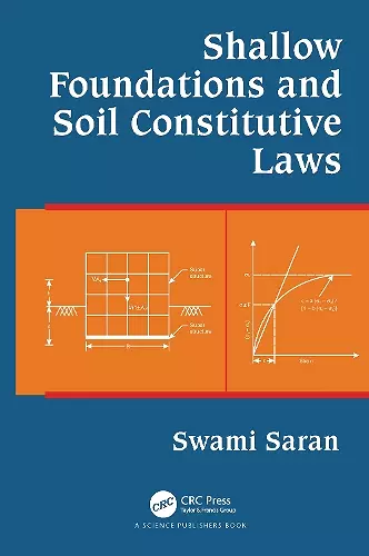 Shallow Foundations and Soil Constitutive Laws cover