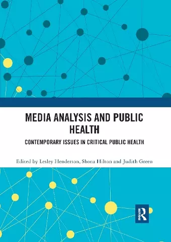 Media Analysis and Public Health cover