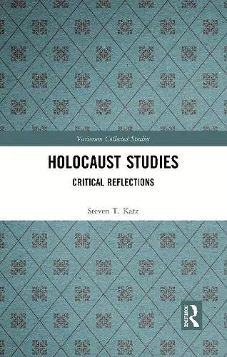 Holocaust Studies cover