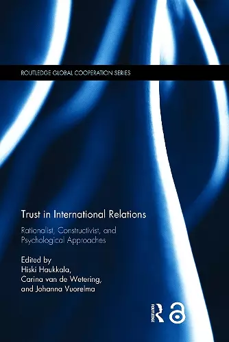 Trust in International Relations cover