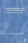 Writing Dissertations and Theses in Psychology cover