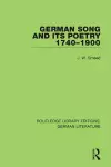 German and Song 1740 - 1900 cover