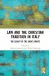 Law and the Christian Tradition in Italy cover