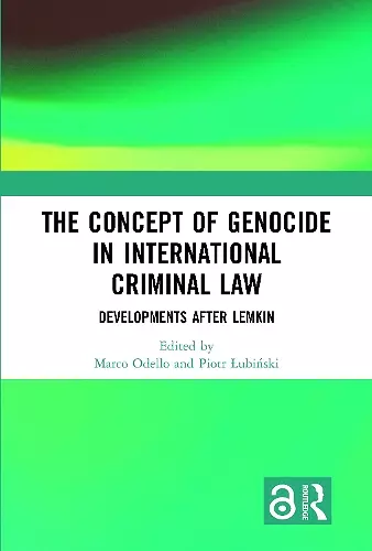 The Concept of Genocide in International Criminal Law cover