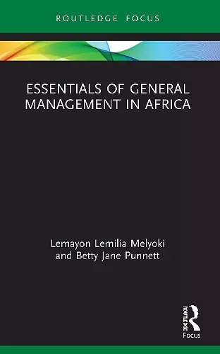 Essentials of General Management in Africa cover