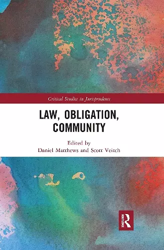 Law, Obligation, Community cover