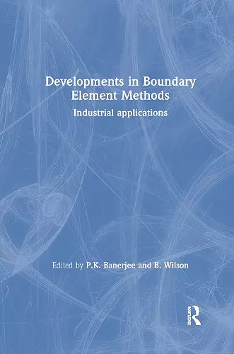 Developments in Boundary Element Methods cover