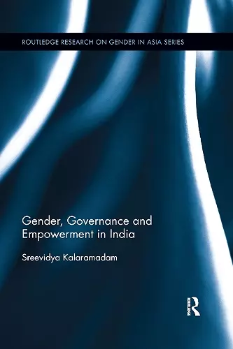 Gender, Governance and Empowerment in India cover