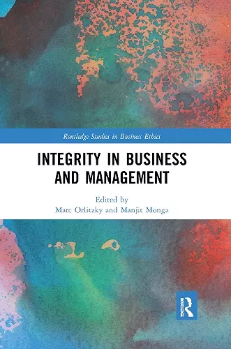 Integrity in Business and Management cover