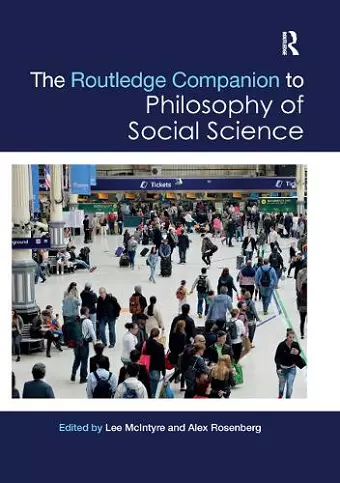 The Routledge Companion to Philosophy of Social Science cover