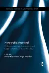 Honourable Intentions? cover