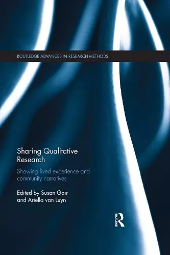 Sharing Qualitative Research cover