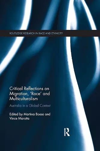 Critical Reflections on Migration, 'Race' and Multiculturalism cover