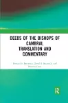 Deeds of the Bishops of Cambrai, Translation and Commentary cover