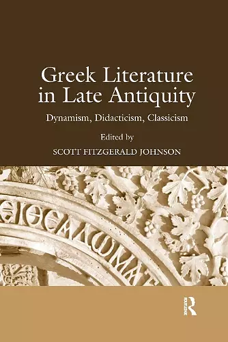 Greek Literature in Late Antiquity cover