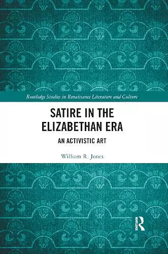 Satire in the Elizabethan Era cover