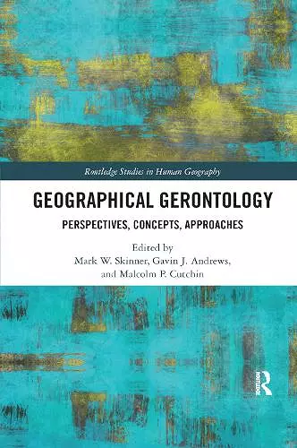 Geographical Gerontology cover