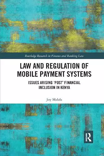 Law and Regulation of Mobile Payment Systems cover