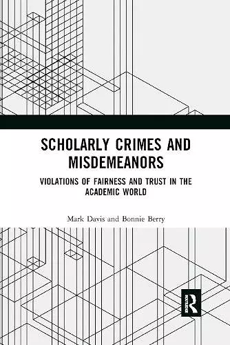 Scholarly Crimes and Misdemeanors cover