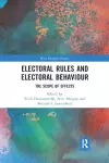 Electoral Rules and Electoral Behaviour cover