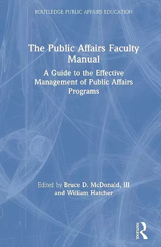 The Public Affairs Faculty Manual cover