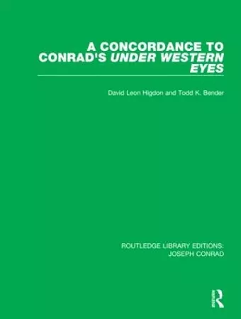 A Concordance to Conrad's Under Western Eyes cover