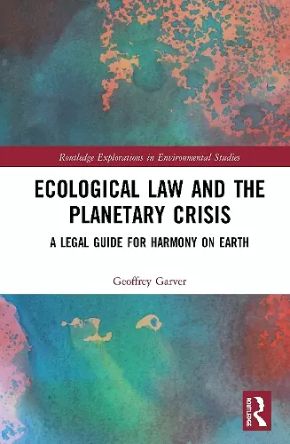 Ecological Law and the Planetary Crisis cover