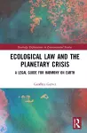 Ecological Law and the Planetary Crisis cover