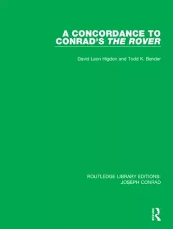 A Concordance to Conrad's The Rover cover