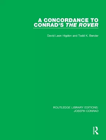 A Concordance to Conrad's The Rover cover