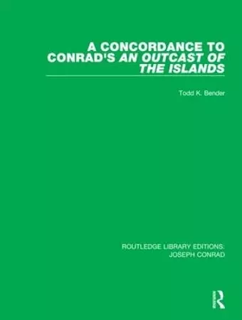 A Concordance to Conrad's An Outcast of the Islands cover