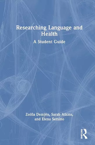 Researching Language and Health cover