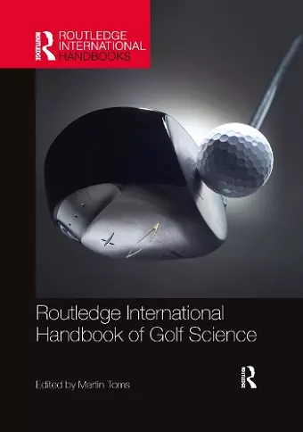 Routledge International Handbook of Golf Science cover