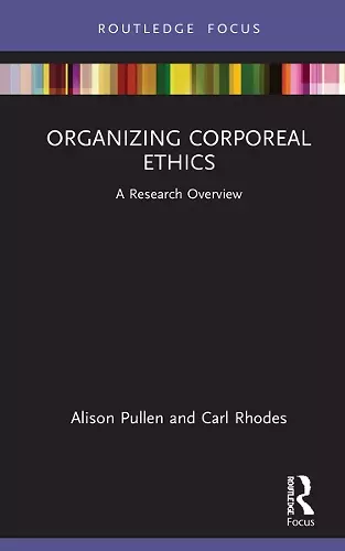 Organizing Corporeal Ethics cover