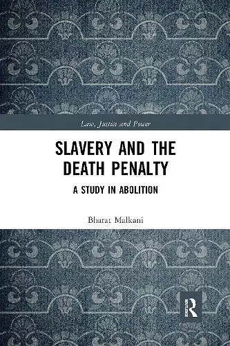 Slavery and the Death Penalty cover