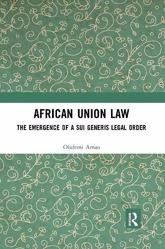 African Union Law cover