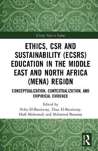 Ethics, CSR and Sustainability (ECSRS) Education in the Middle East and North Africa (MENA) Region cover