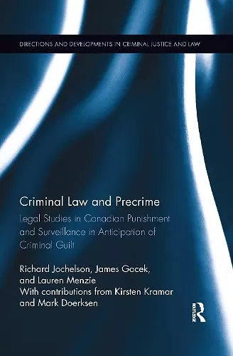 Criminal Law and Precrime cover