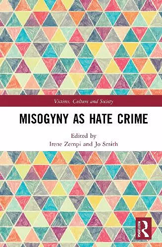 Misogyny as Hate Crime cover