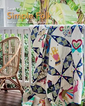 Simple Folk Quilt Pattern with instructional videos cover