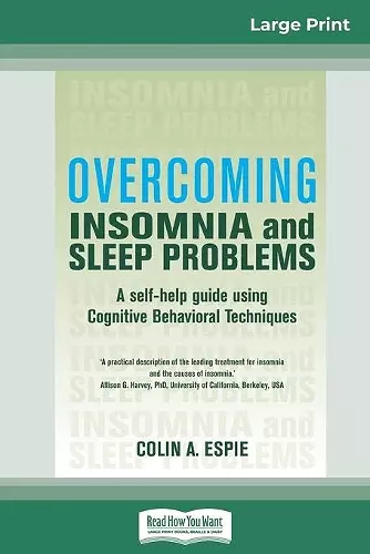 Overcoming Insomnia and Sleep Problems cover