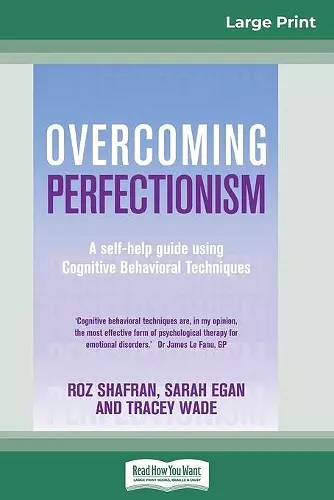 Overcoming Perfectionism (16pt Large Print Edition) cover
