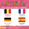 My First Spanish 50 Country Names & Flags Picture Book with English Translations cover