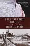 I Will Bear Witness, Volume 1 cover