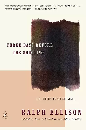 Three Days Before the Shooting . . . cover