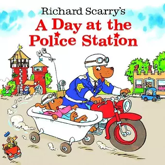 Richard Scarry's A Day at the Police Station cover