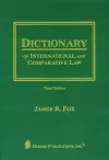 Dictionary of International and Comparative Law cover