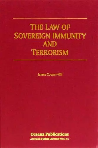The Law of Sovereign Immunity and Terrorism cover