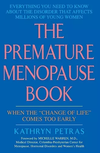 Premature Menopause Book cover