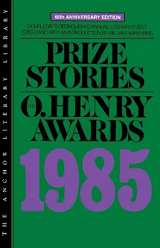 Prize Stories 1985 cover